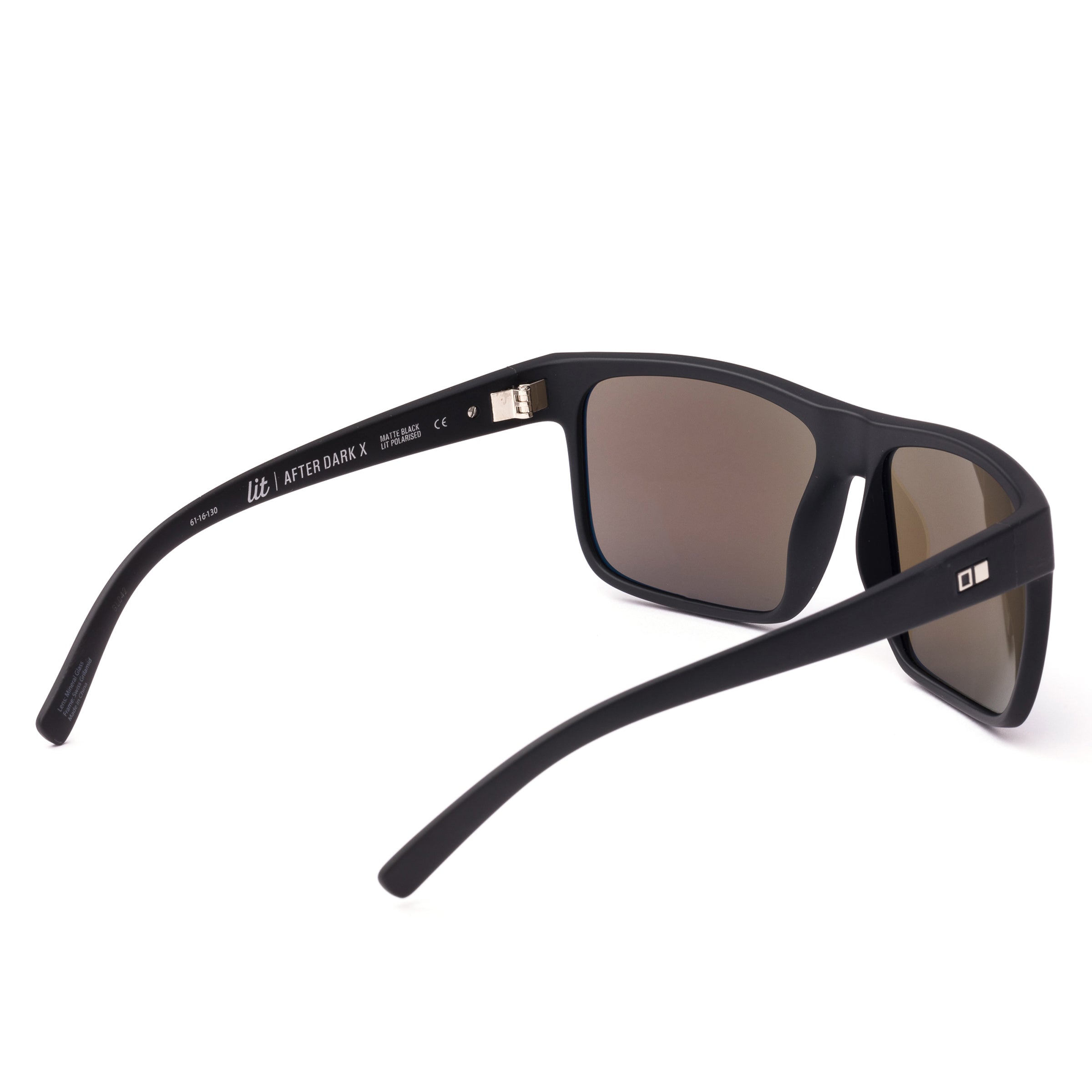 After Dark X : Matte Black / L.i.t. Polar Mirror Blue