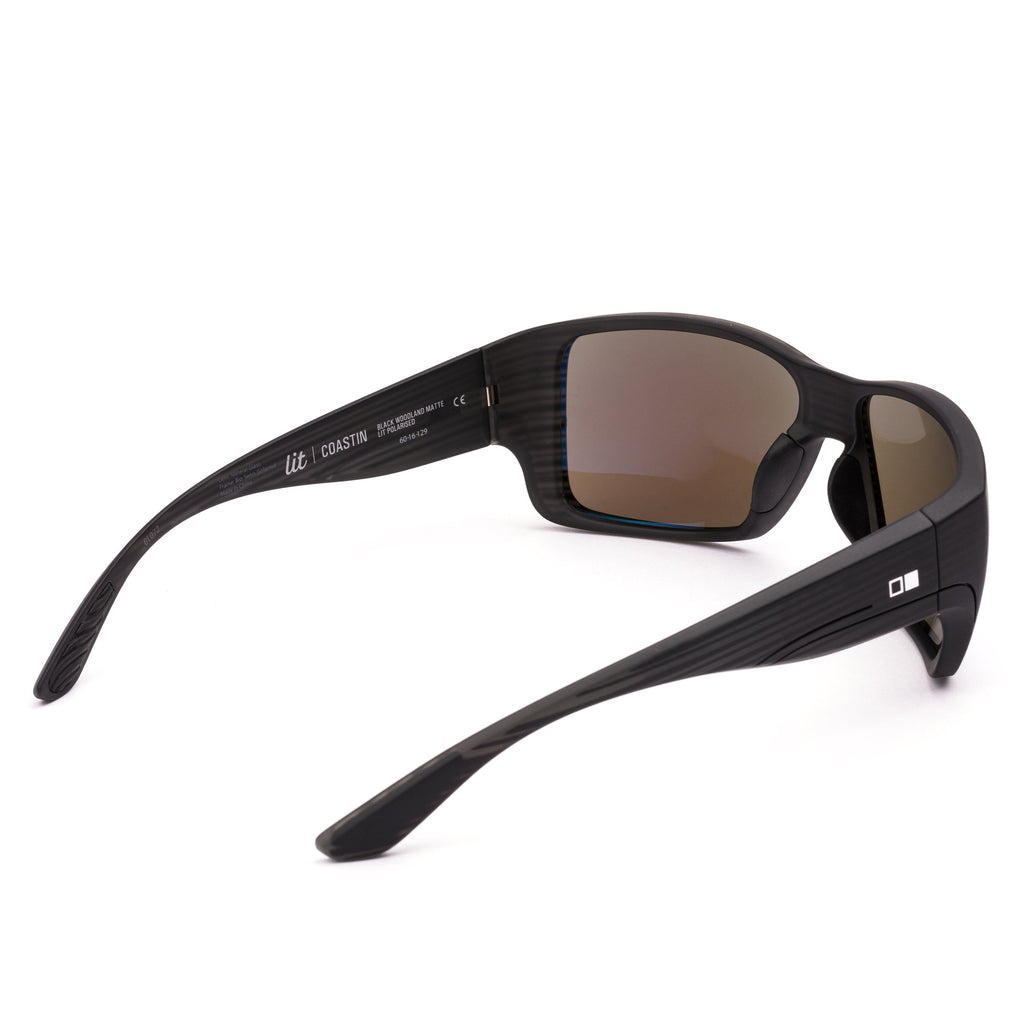 Coastin : Black Woodland Matte / L.i.t. Polar Mirror Blue