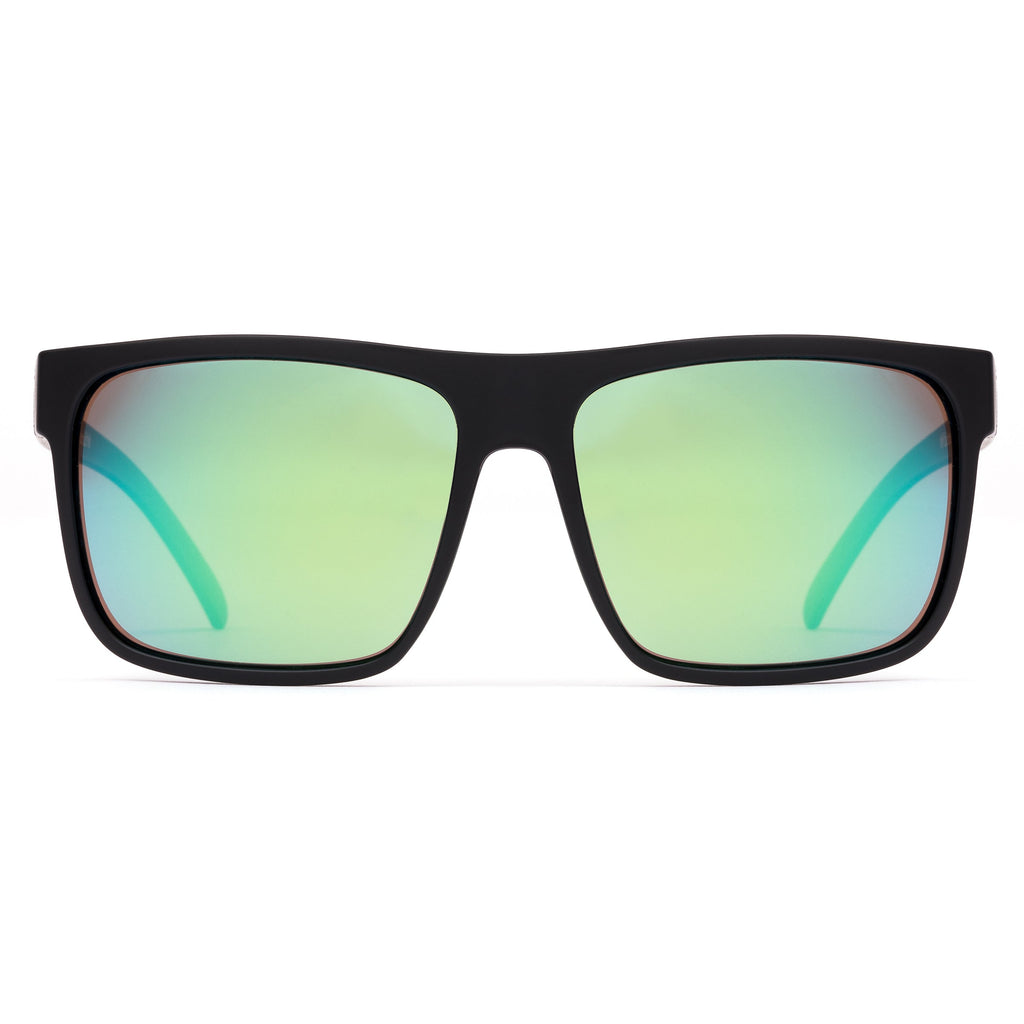 After Dark : Matte Black / L.i.t. Polar Mirror Green