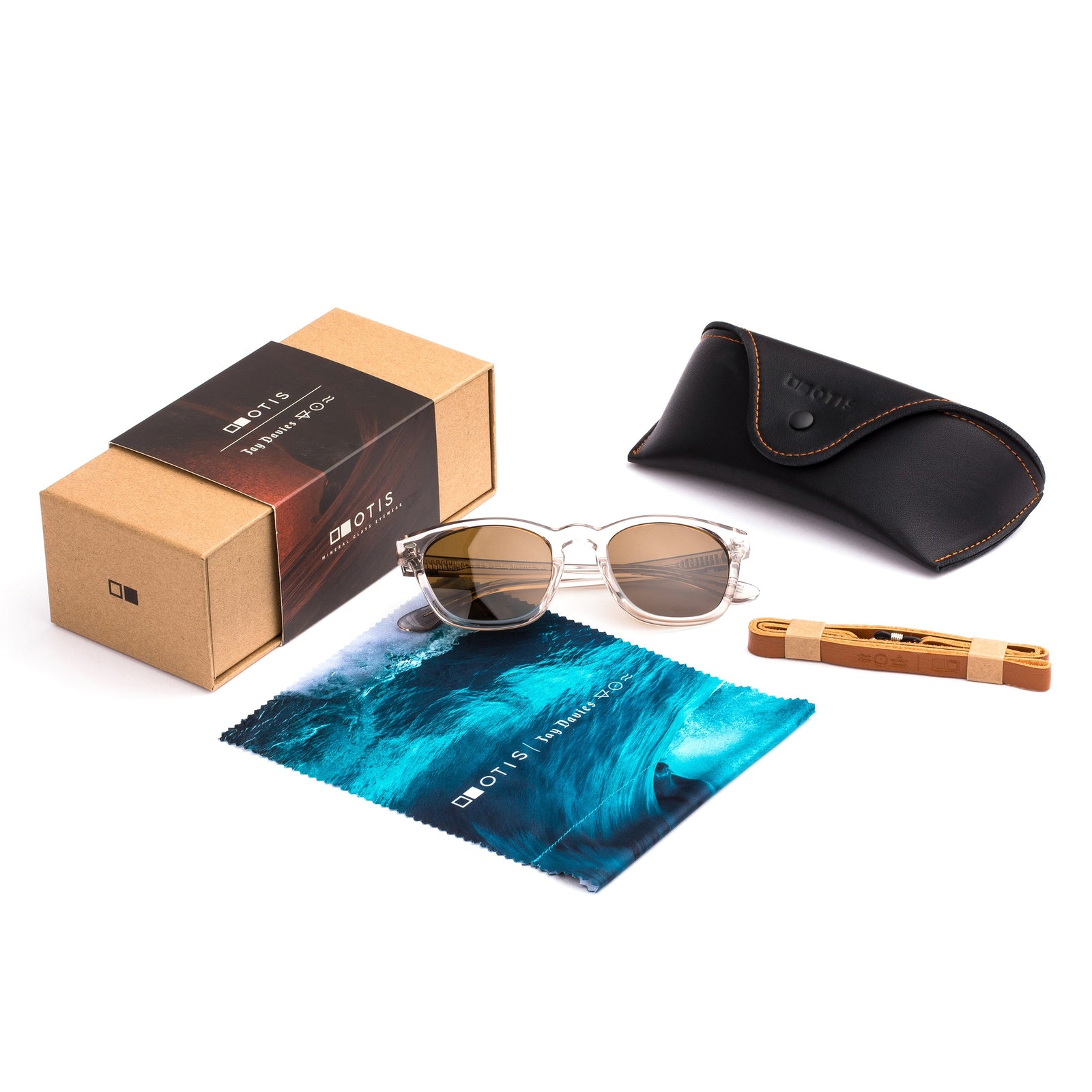 otis packaging flat lay image