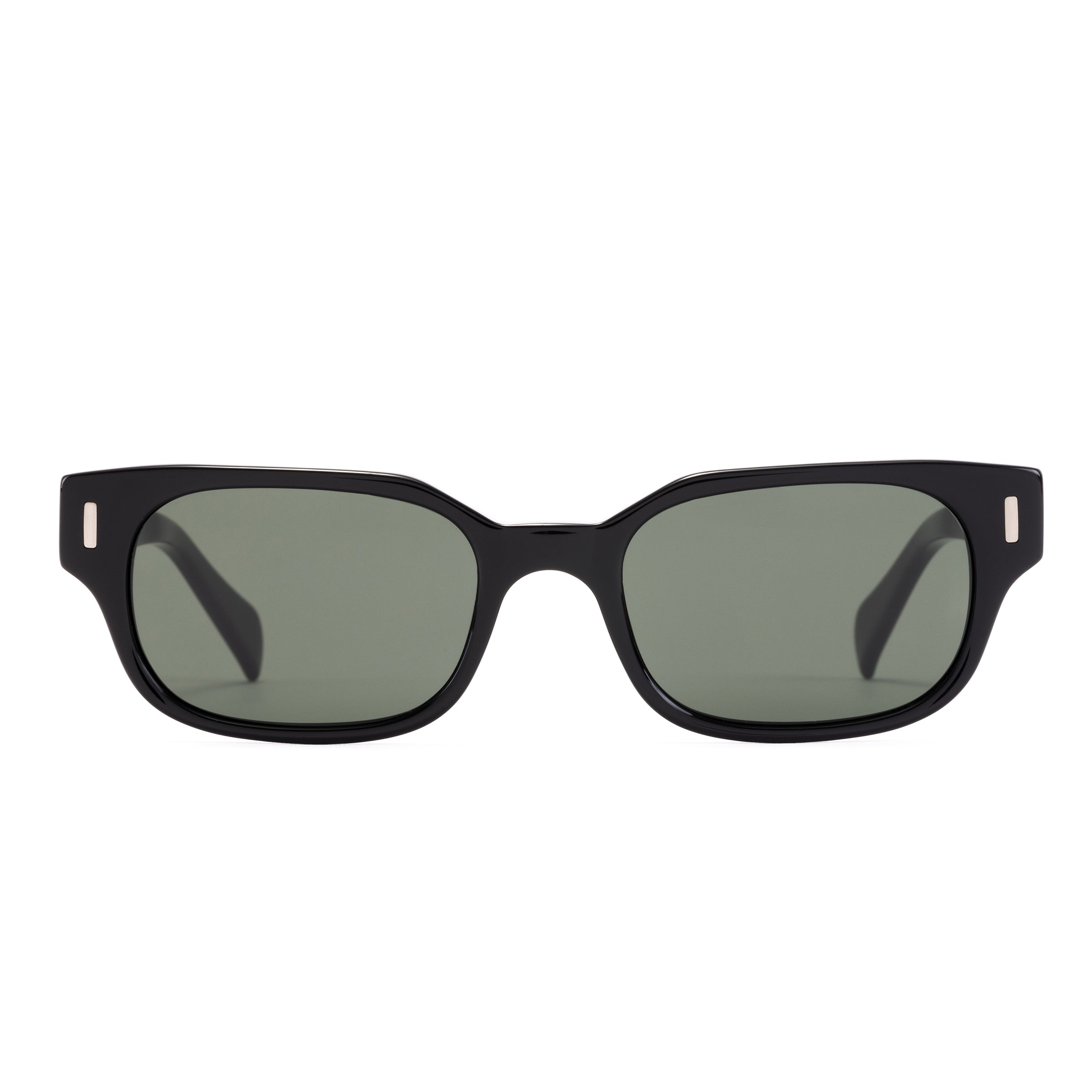 Untitled : Black Unisex Rectangle Sunglasses – OTIS EYEWEAR USA