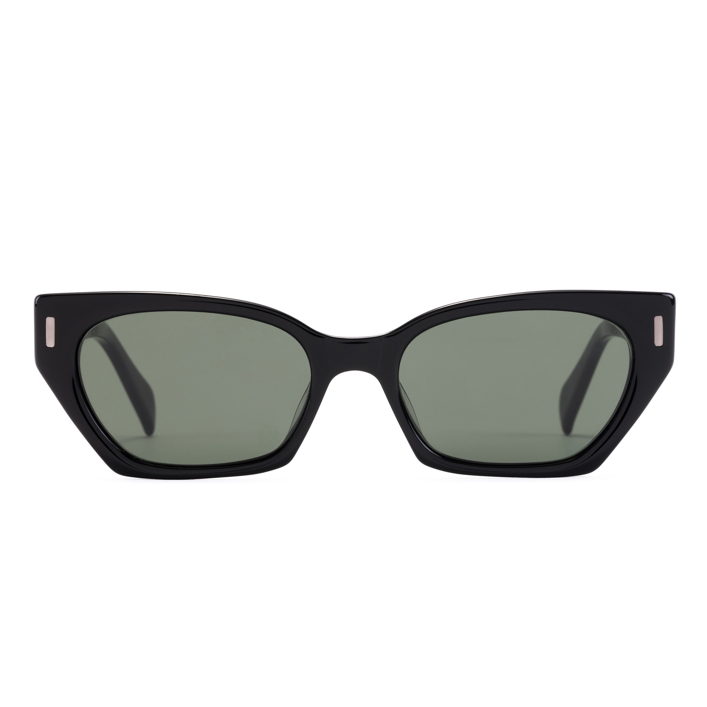 Selena : Black Angled Cat Eye Sunglasses – OTIS EYEWEAR USA