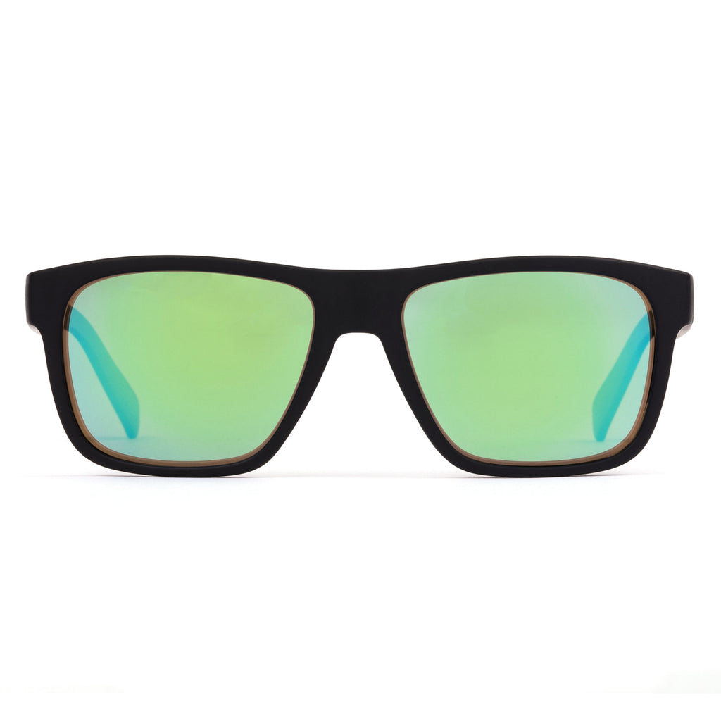 Life On Mars : Matte Black / L.i.t. Polar Mirror Green