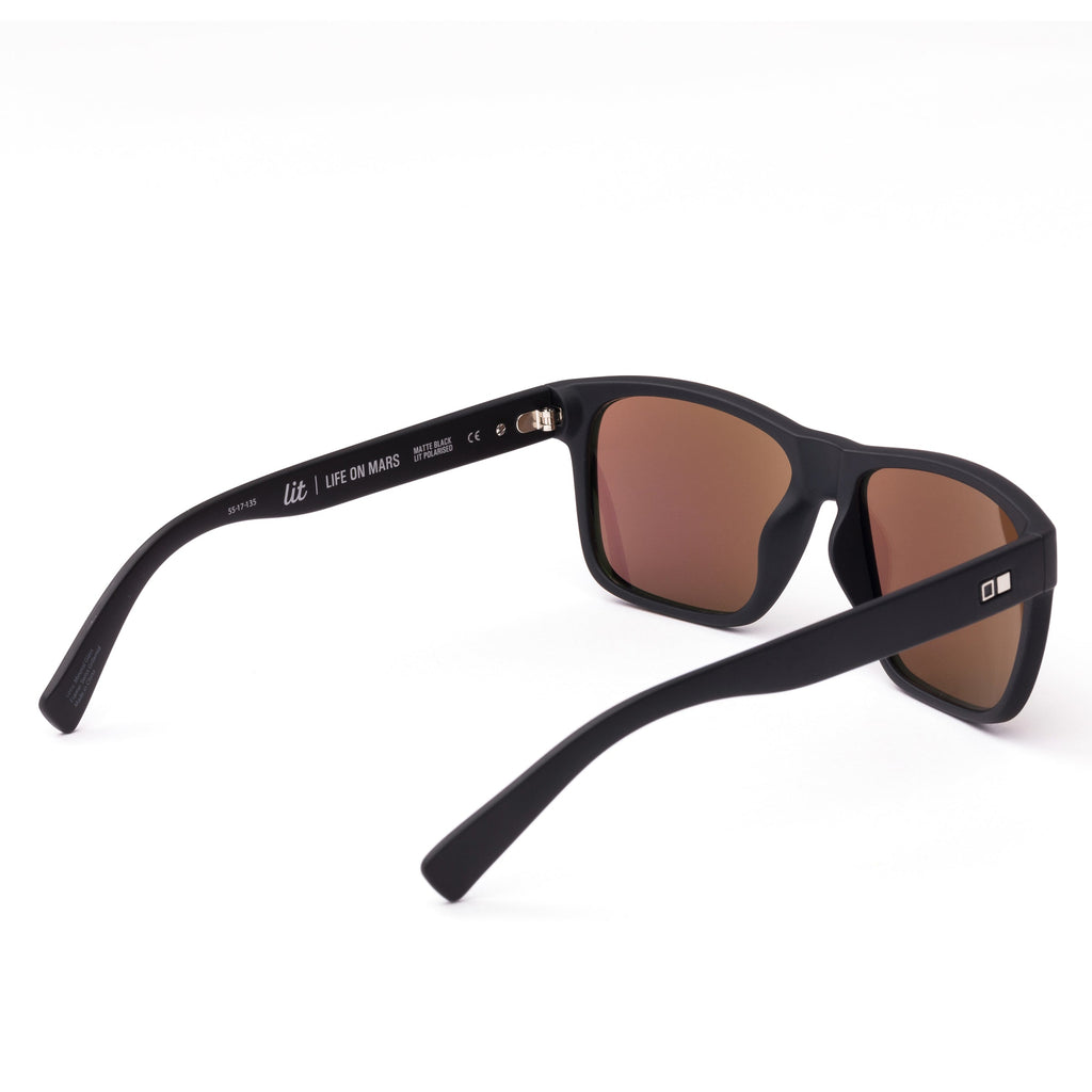 Life On Mars : Matte Black / L.i.t. Polar Mirror Green