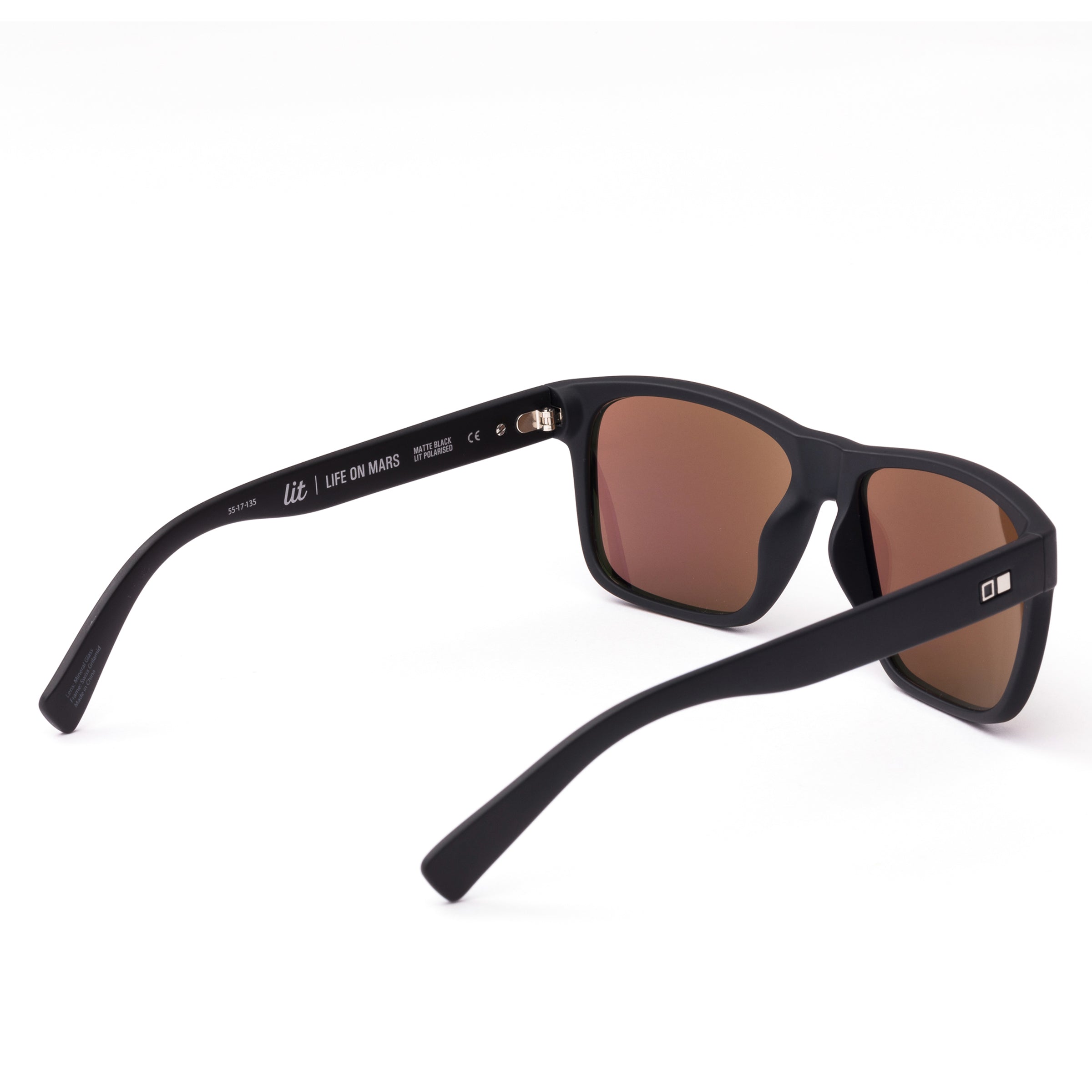 Life On Mars : Matte Black / L.i.t. Polar Mirror Green