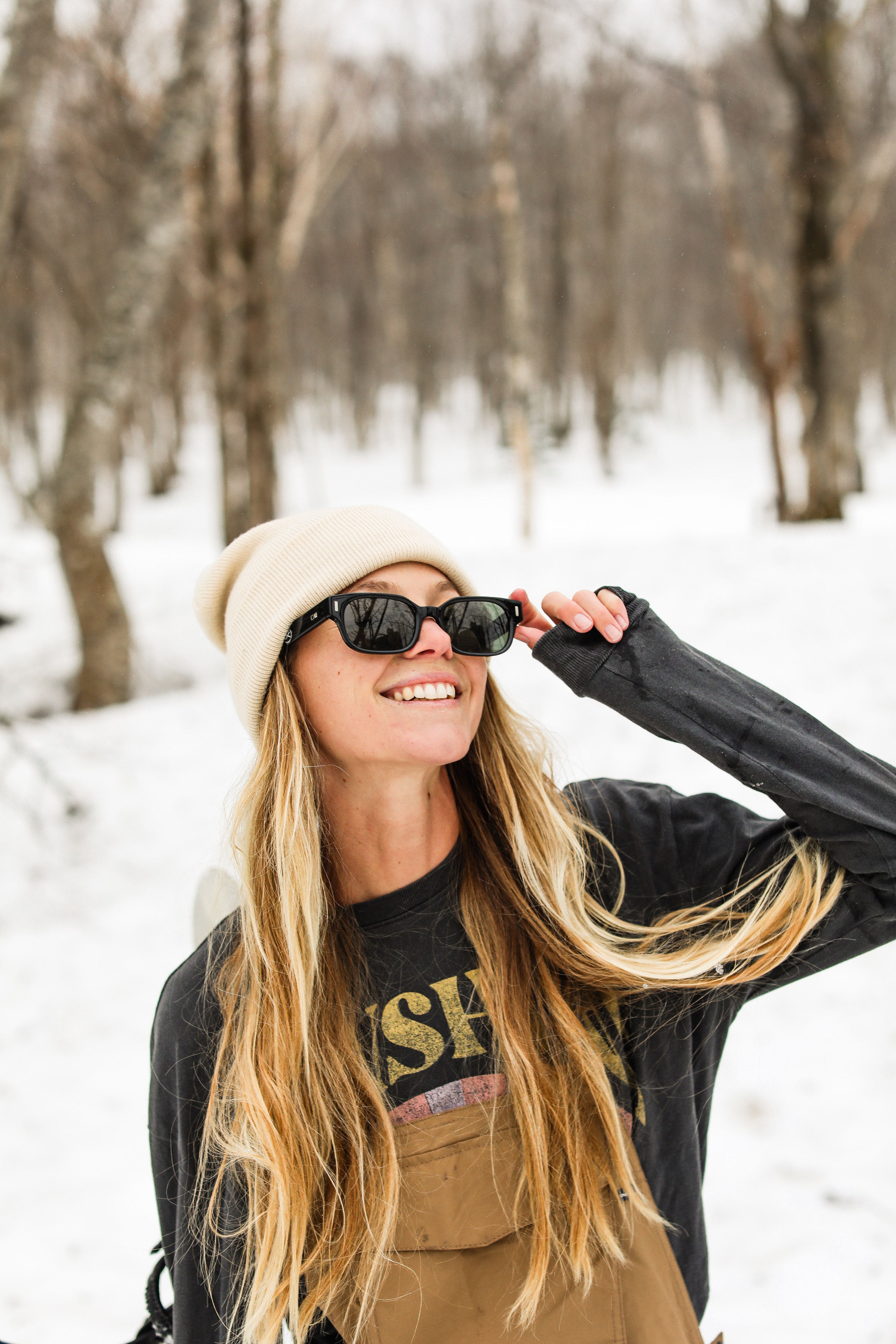Untitled : Black Unisex Rectangle Sunglasses – OTIS EYEWEAR USA