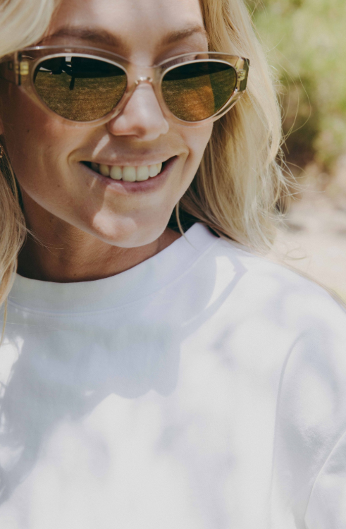 Audrey : Eco Crystal Pebble / Brown