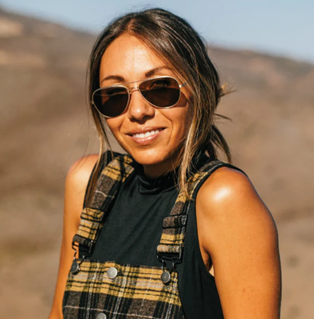 Drift : Brushed Gold / Brown Polar